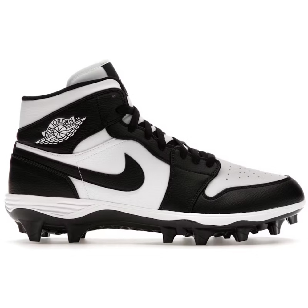 Jordan Black and White Athletic Shoes High-Top Design